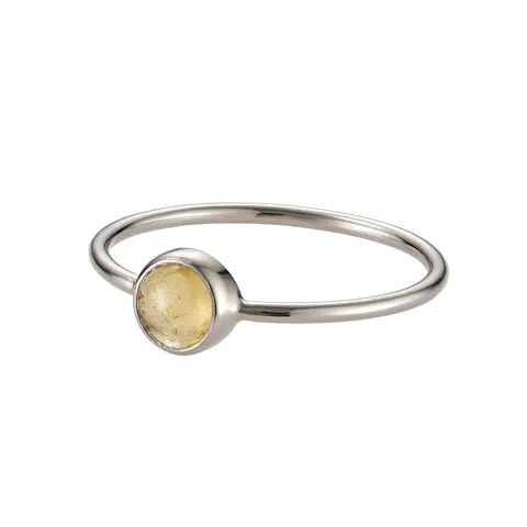 LAB163 кольцо с турмалином 17.5 размера (белое золото)