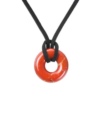 подвеска BAGEL из яшмы на шнурке