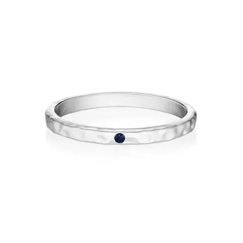 кольцо GAMMA с синим сапфиром