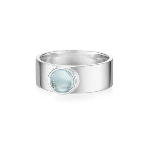 кольцо THETA с голубым топазом