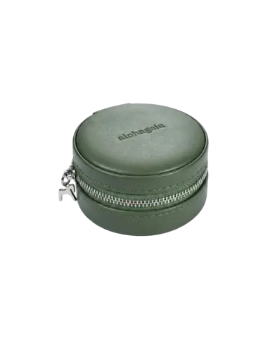 кейс для украшений оливковый