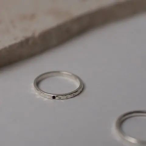 кольцо GAMMA с черной шпинелью