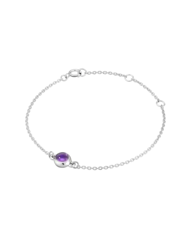 браслет ALPHA с аметистом