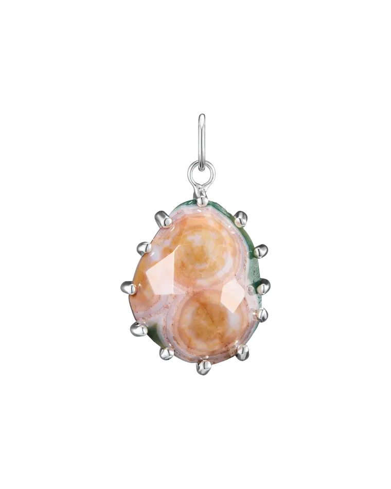 подвеска ocean bloom (яшма)