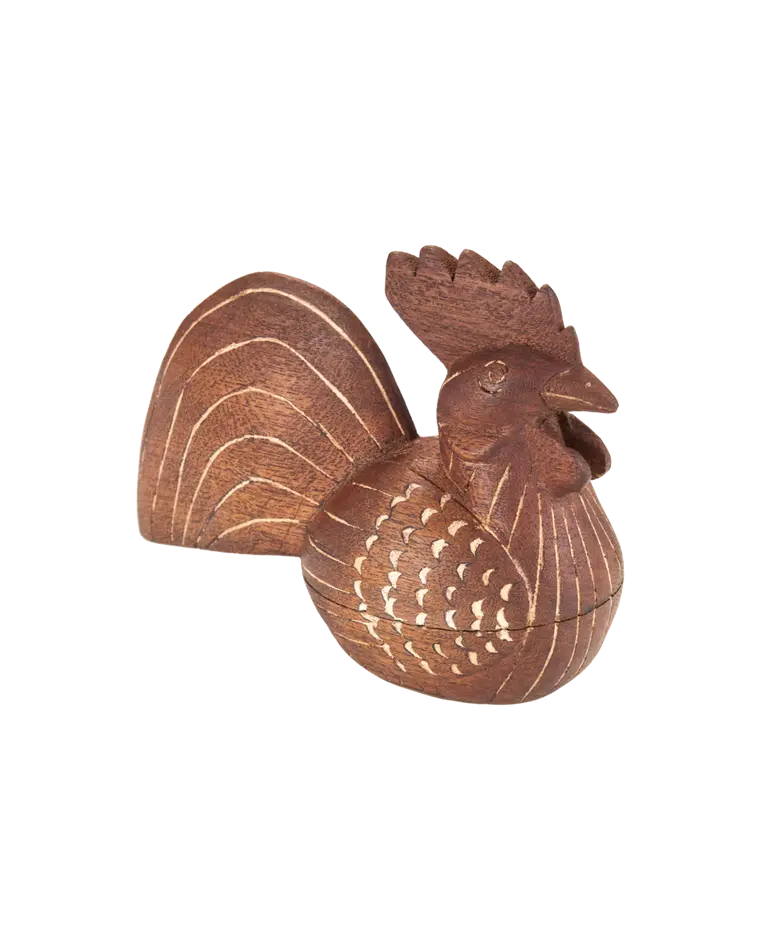 шкатулка в виде петуха