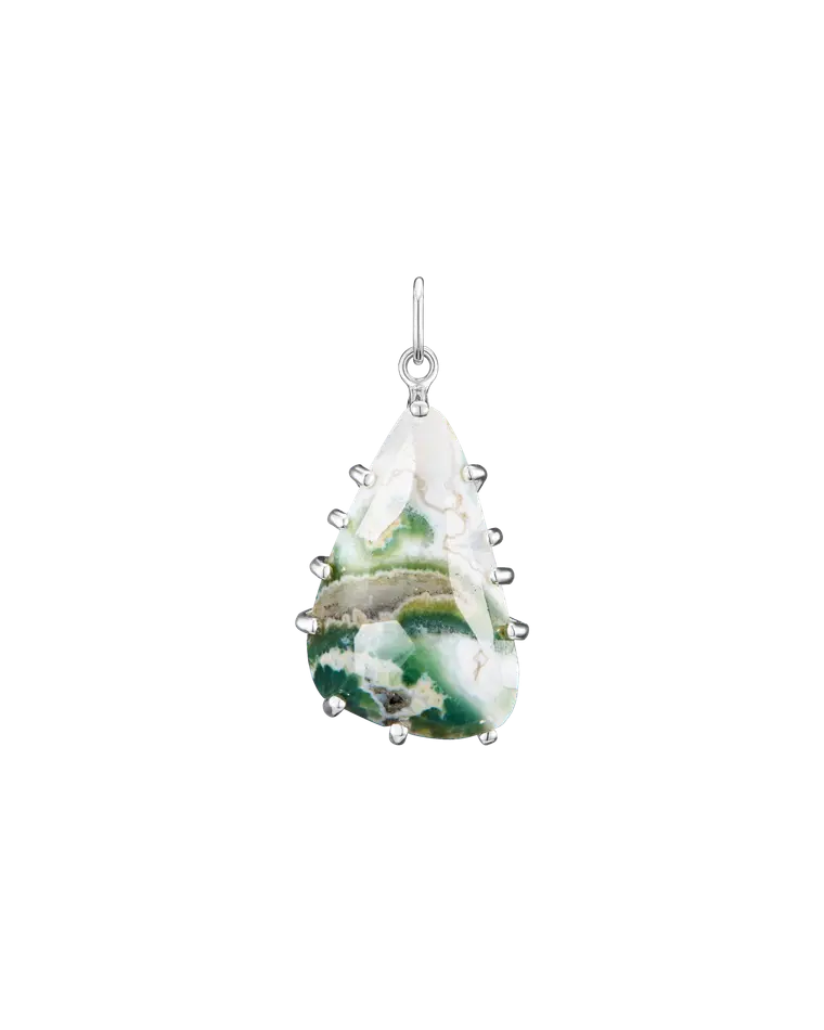 подвеска ocean bloom (яшма)