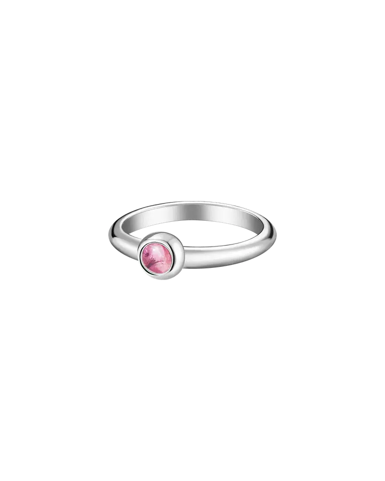 кольцо BETA с розовым турмалином