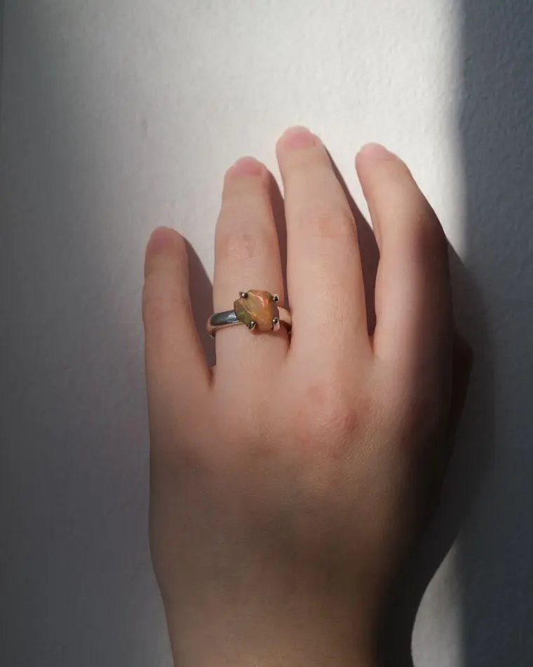 кольцо santi (m) с опалом 16.5 размер