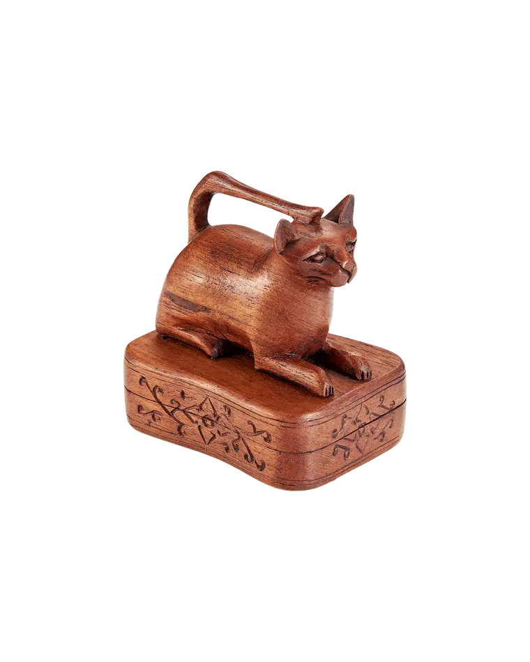 шкатулка в виде кошки