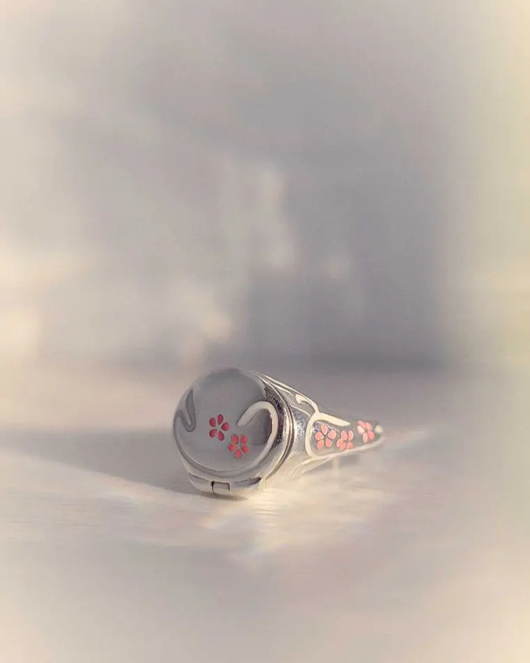кольцо SECRET LOCKET (сакура)