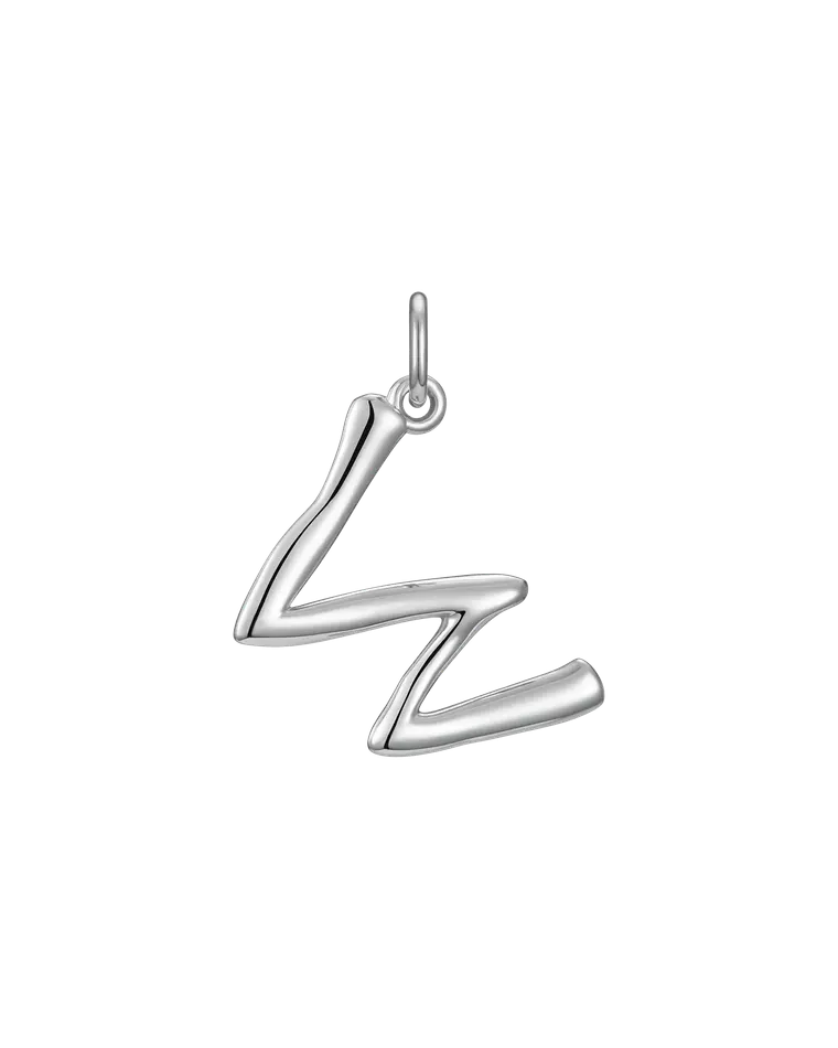 подвеска-буква letter (латунь)