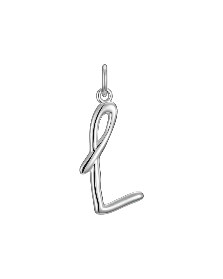 подвеска-буква letter (латунь)