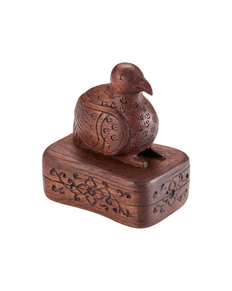 шкатулка в виде птички