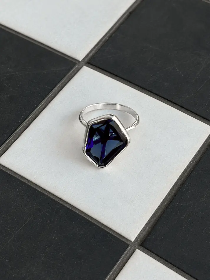 кольцо shinkai blue