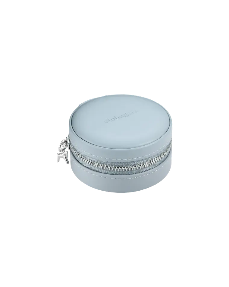 кейс для украшений голубой