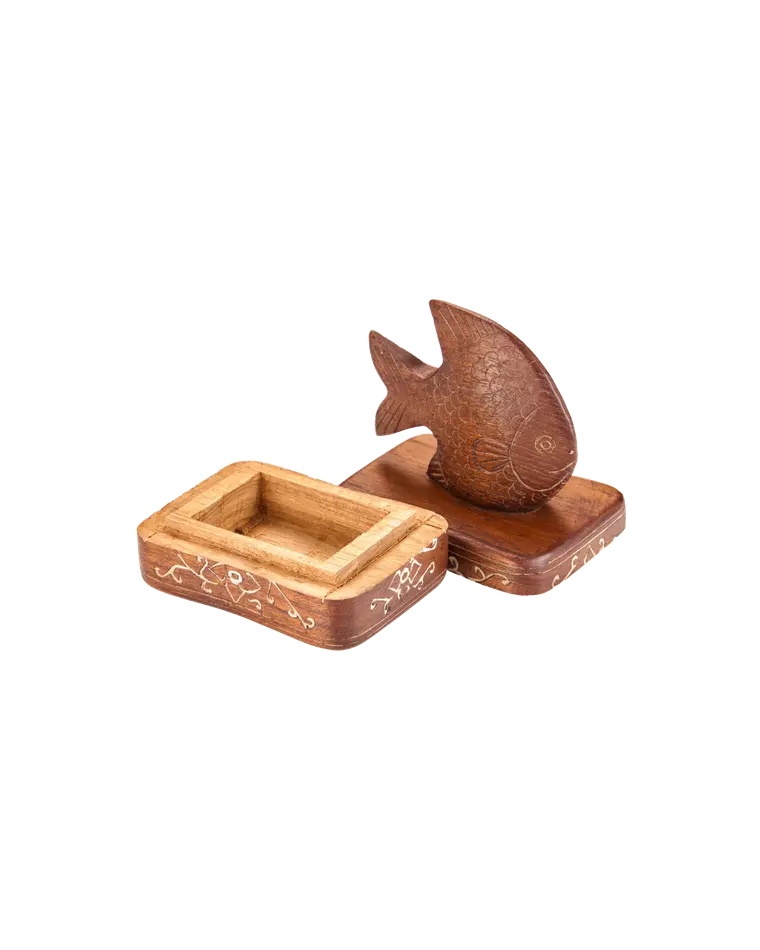 шкатулка в виде рыбки