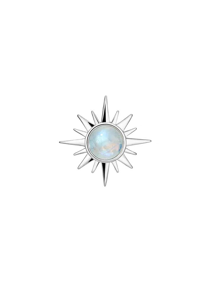 подвеска POLAR с лунным камнем (родирование)