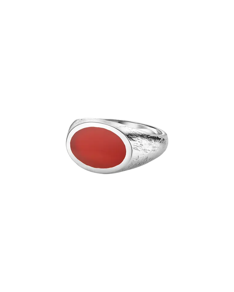 кольцо AMBA с красным ониксом