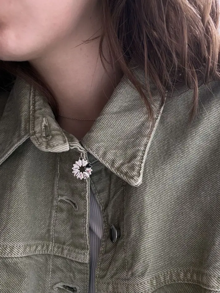 подвеска FLOVER с черной эмалью