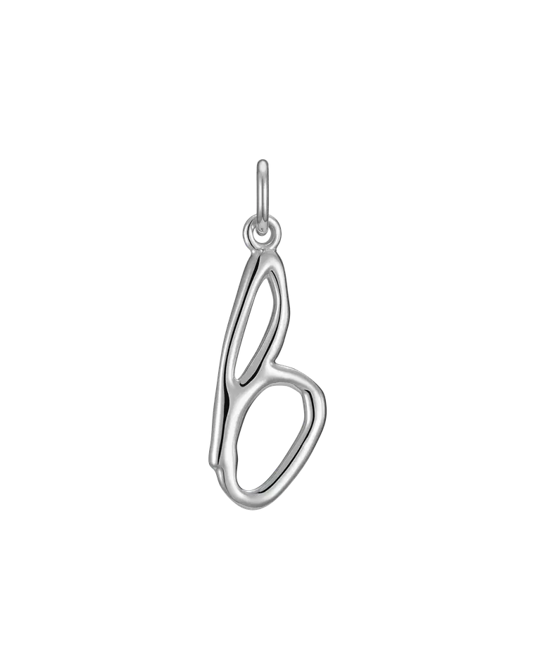 подвеска-буква letter (латунь)