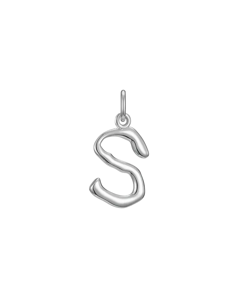 подвеска-буква letter (латунь)