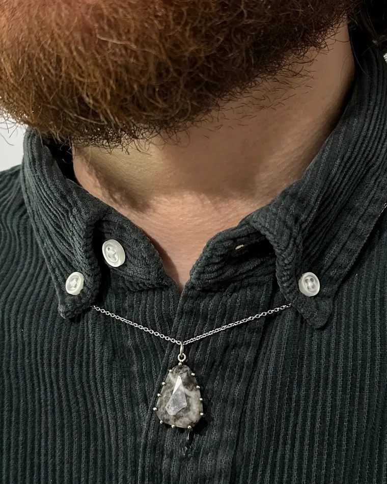 подвеска silent shore (амазонит)