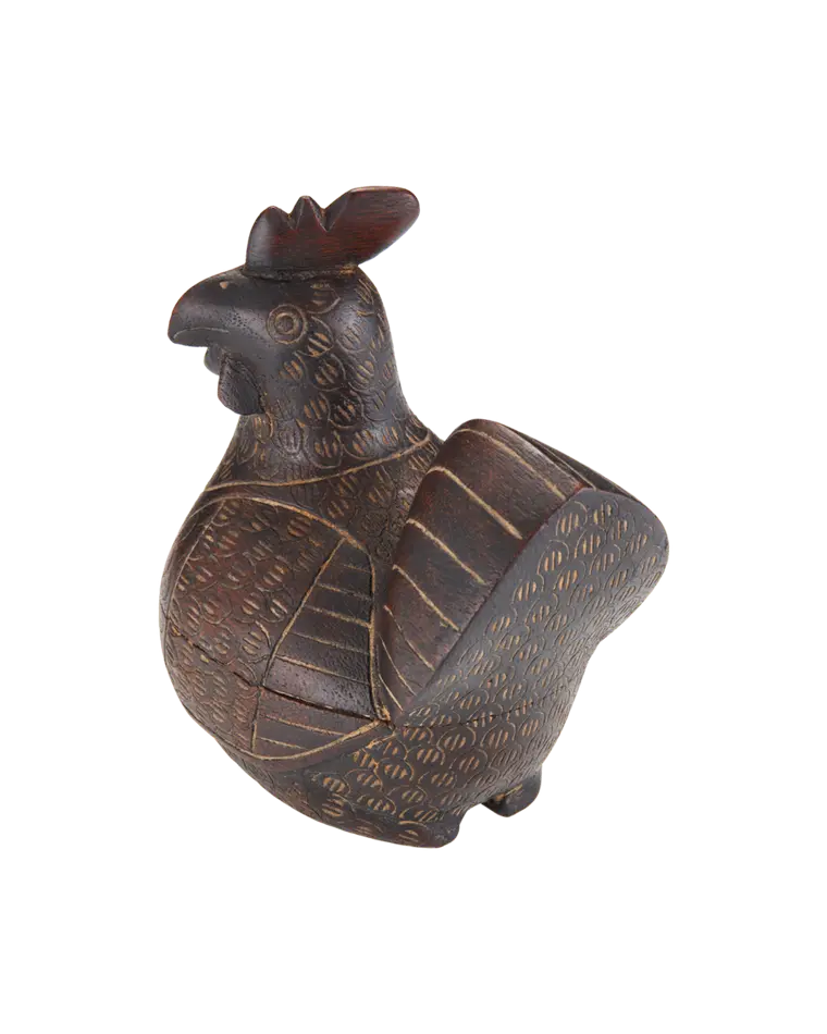 шкатулка в виде петуха