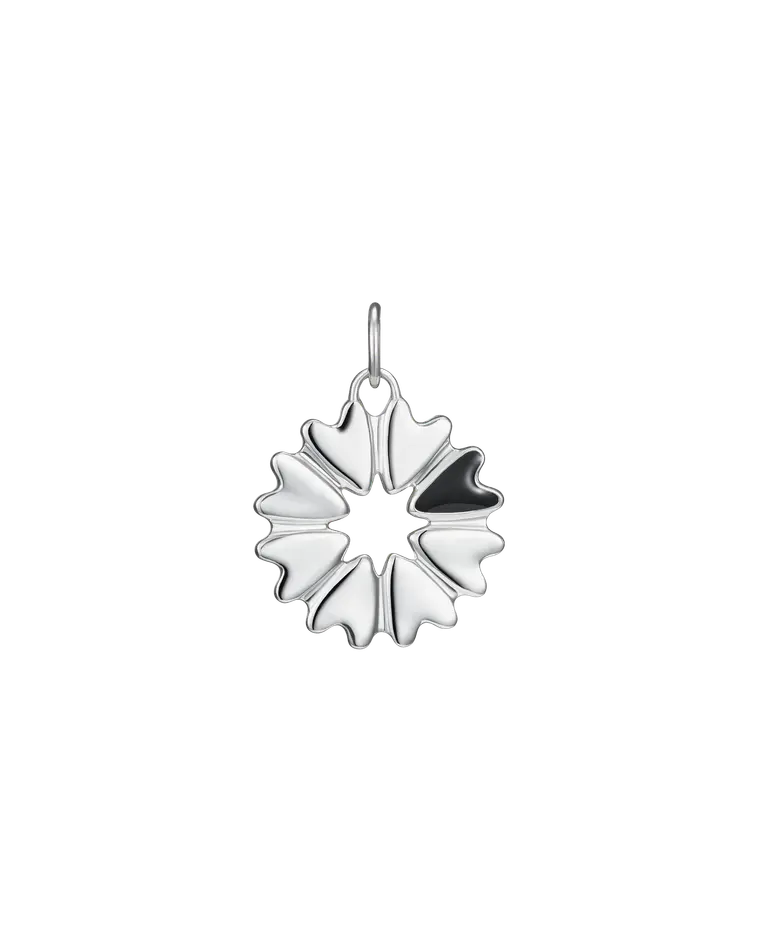 подвеска FLOVER с черной эмалью
