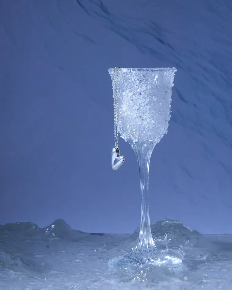 подвеска-локет tender love locket на цепочке 45-50 см (родирование)