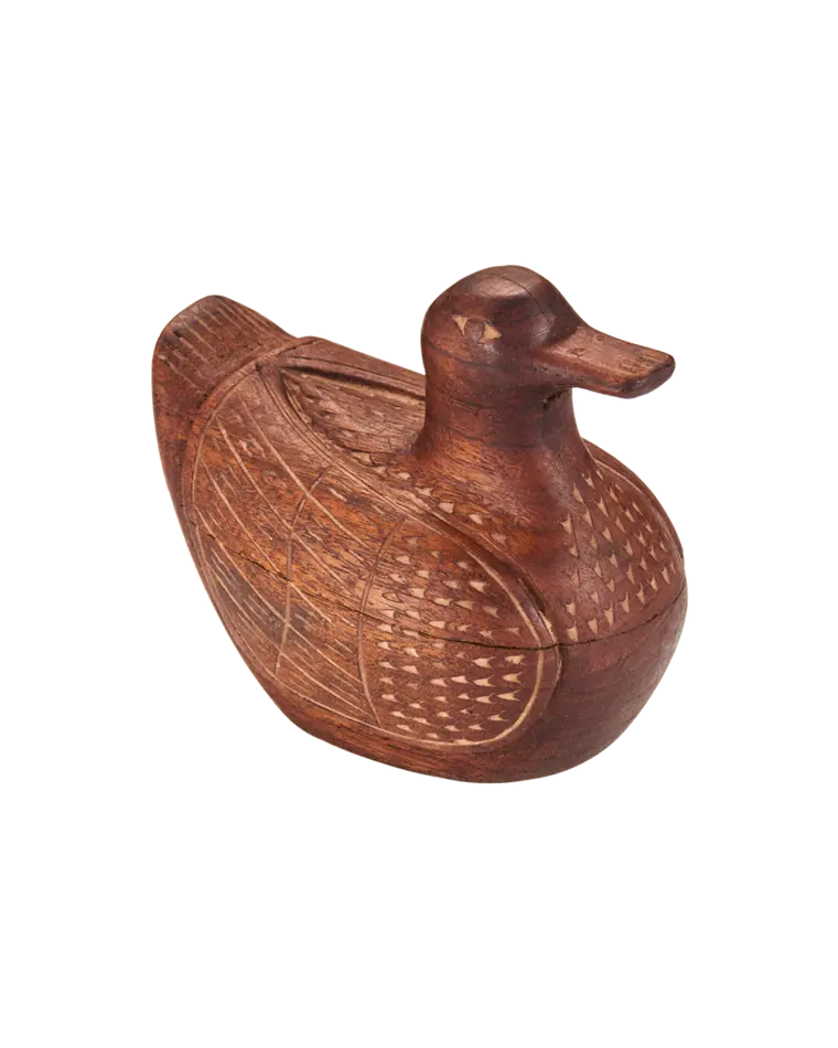 шкатулка в виде уточки