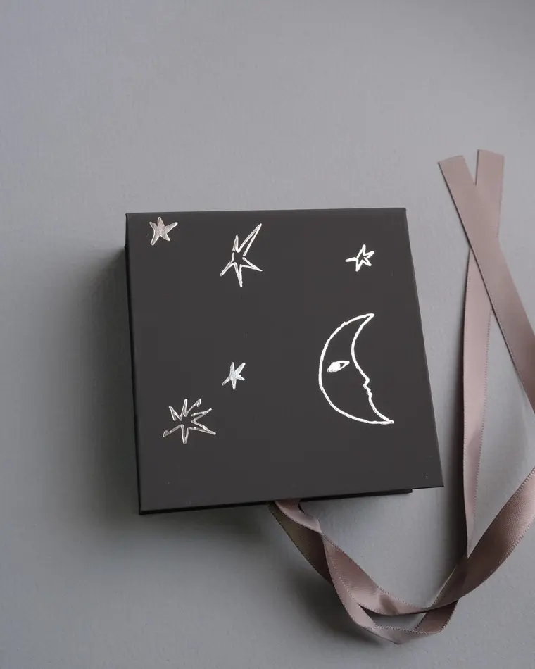 коробочка для украшений графитовая night