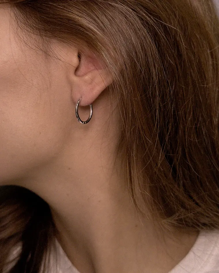 моносерьга-кликер basic (m) (родирование)