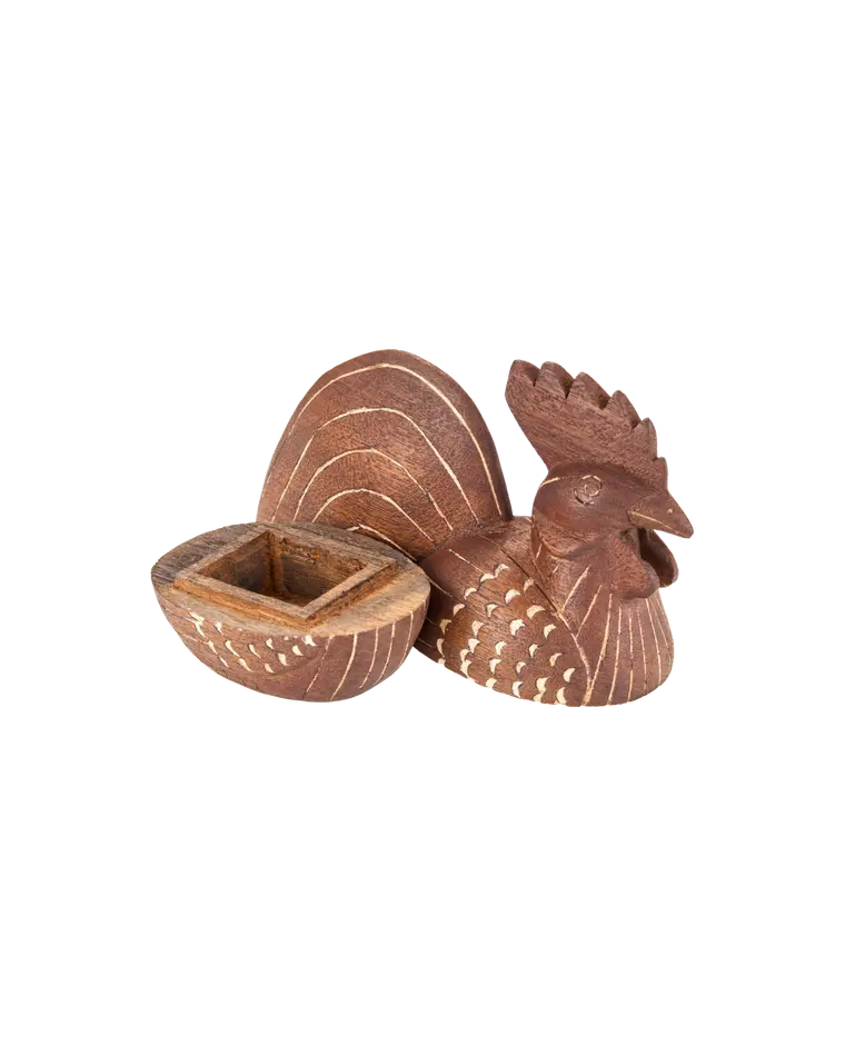 шкатулка в виде петуха