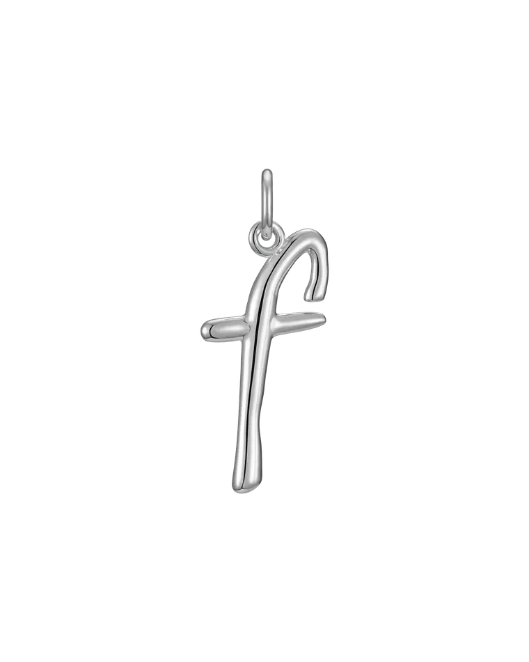 подвеска-буква F (родирование)