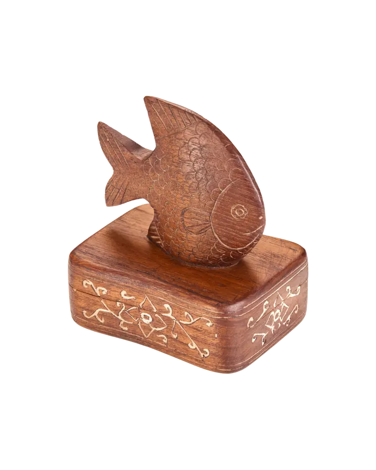 шкатулка в виде рыбки