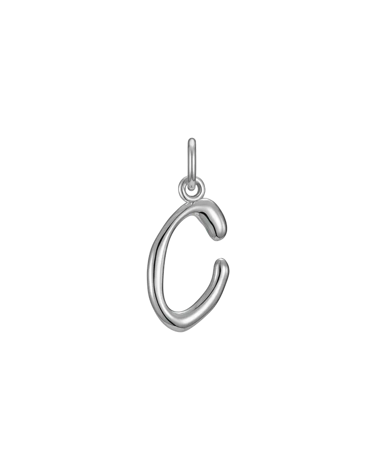подвеска-буква letter (латунь)