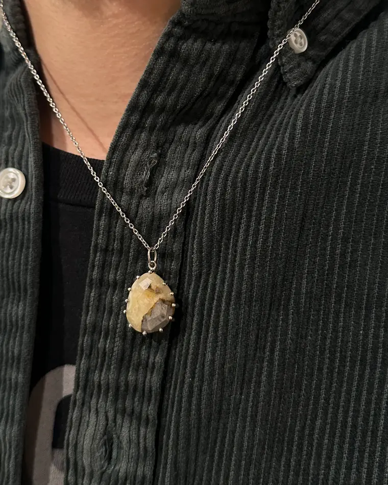 подвеска silent shore (амазонит)