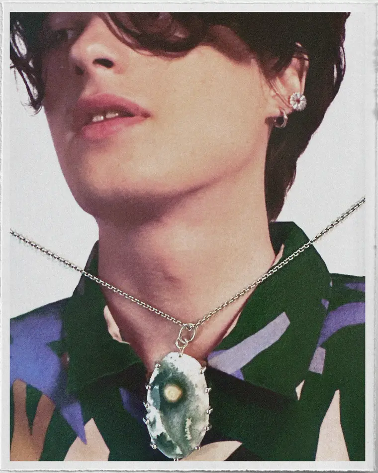 подвеска ocean bloom (яшма)