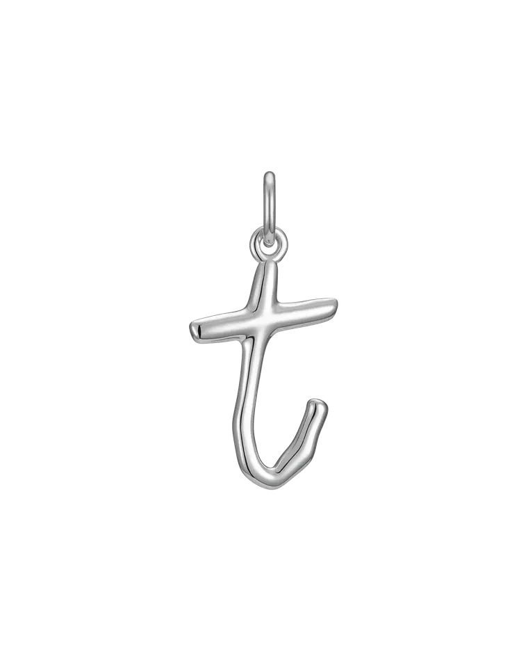 подвеска-буква letter (латунь)