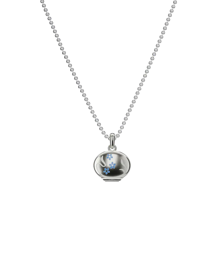 подвеска-локет SECRET LOCKET на цепочке (forget-me-not)