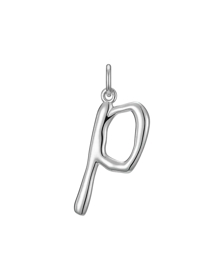 подвеска-буква letter (латунь)