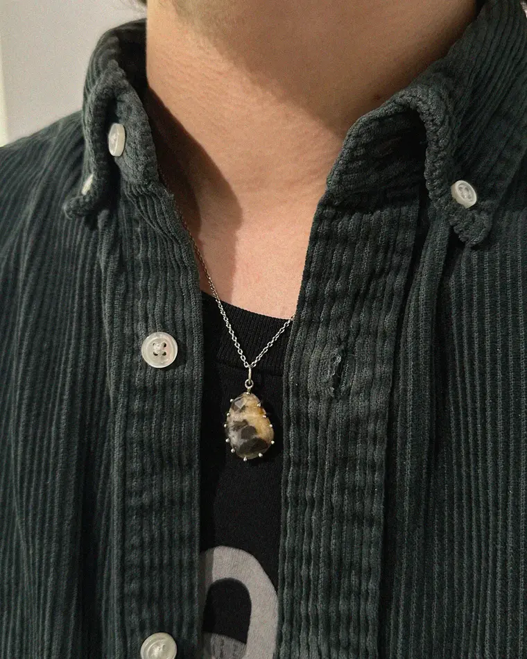 подвеска silent shore (амазонит)