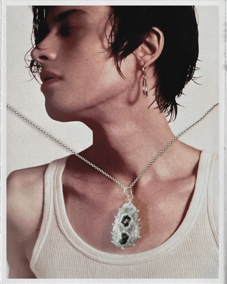 подвеска ocean bloom (яшма)