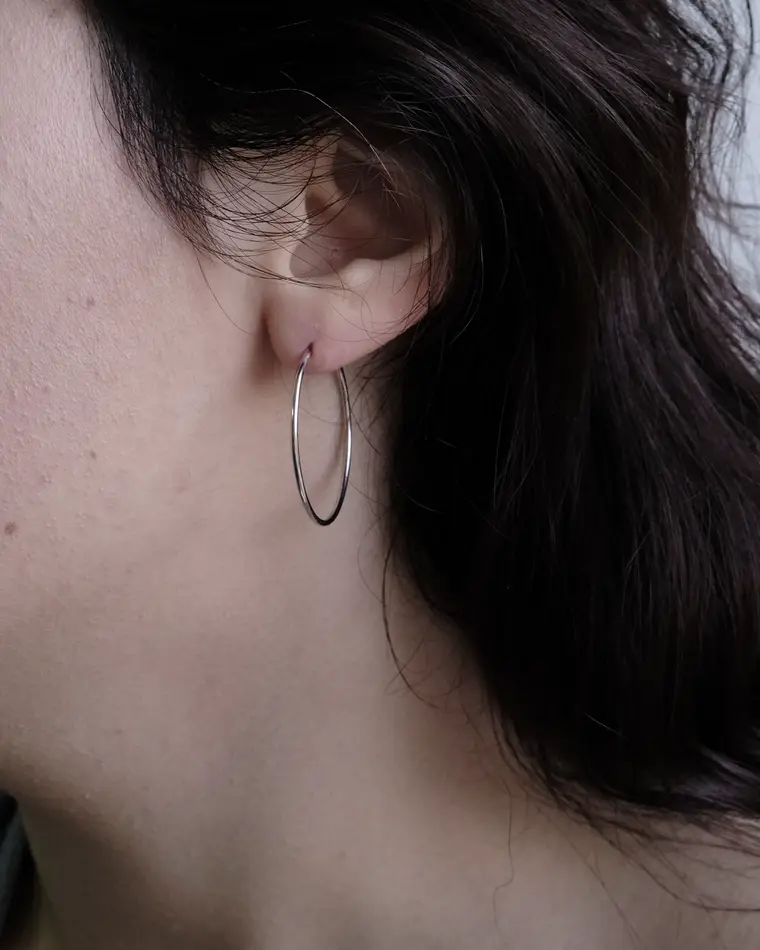 серьги конго 30 мм (родирование)