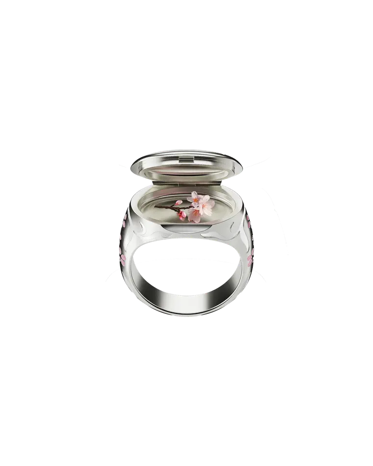 кольцо SECRET LOCKET (сакура)