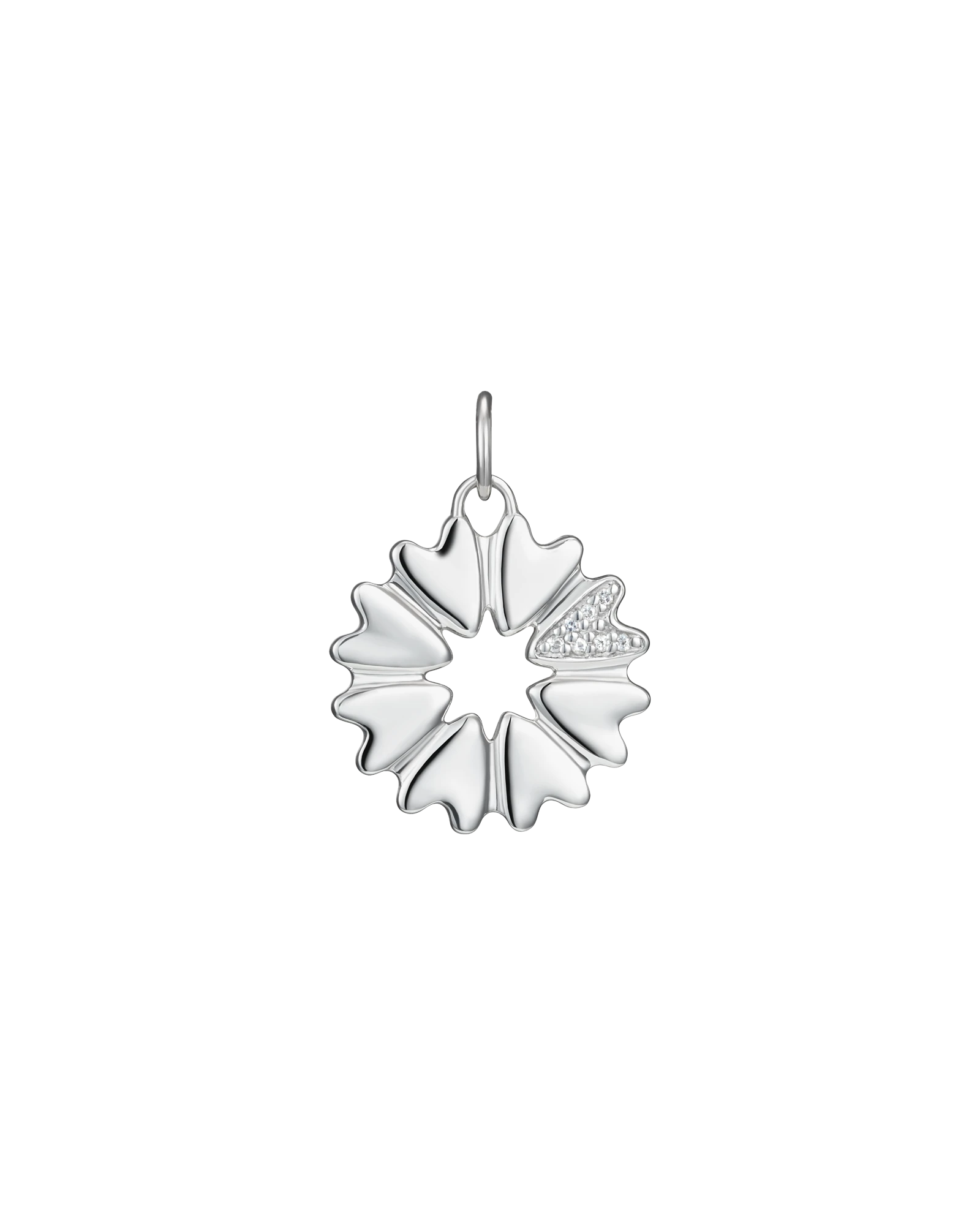 подвеска FLOVER с белым топазом подвеска FLOVER с белым топазом