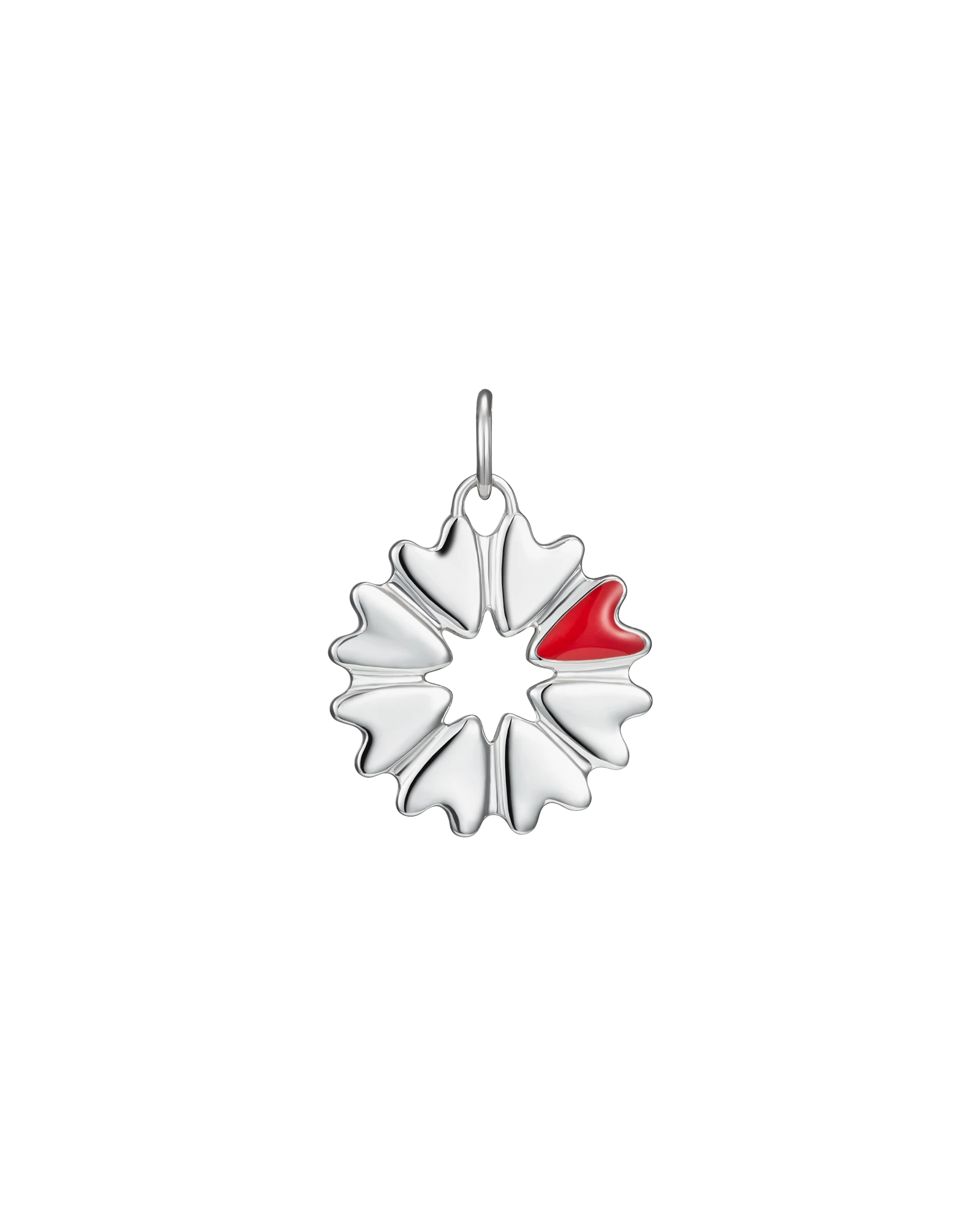подвеска FLOVER с красной эмалью подвеска FLOVER с красной эмалью