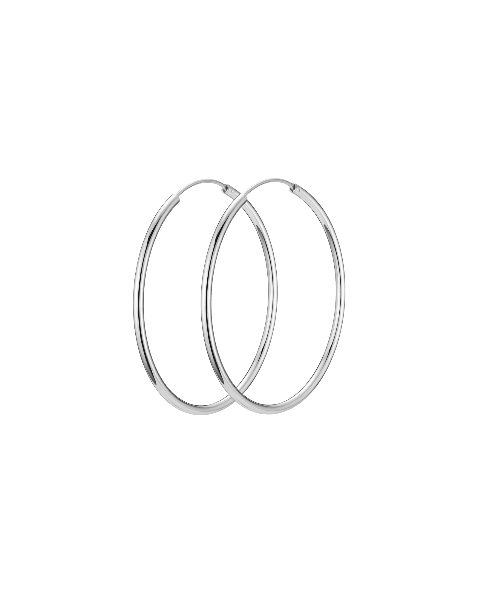 серьги конго 50 мм (пара) (родирование)