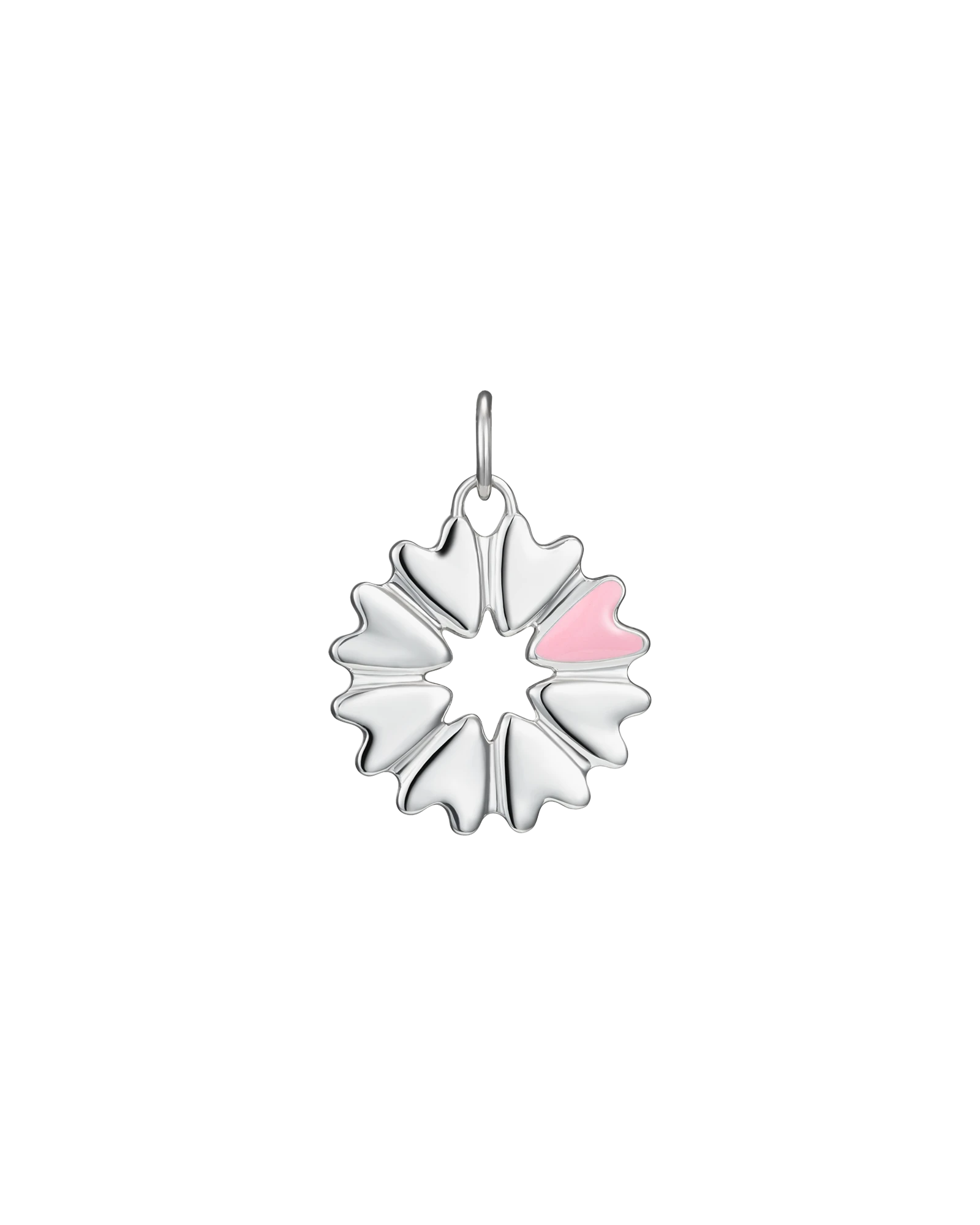 подвеска FLOVER с розовой эмалью подвеска FLOVER с розовой эмалью