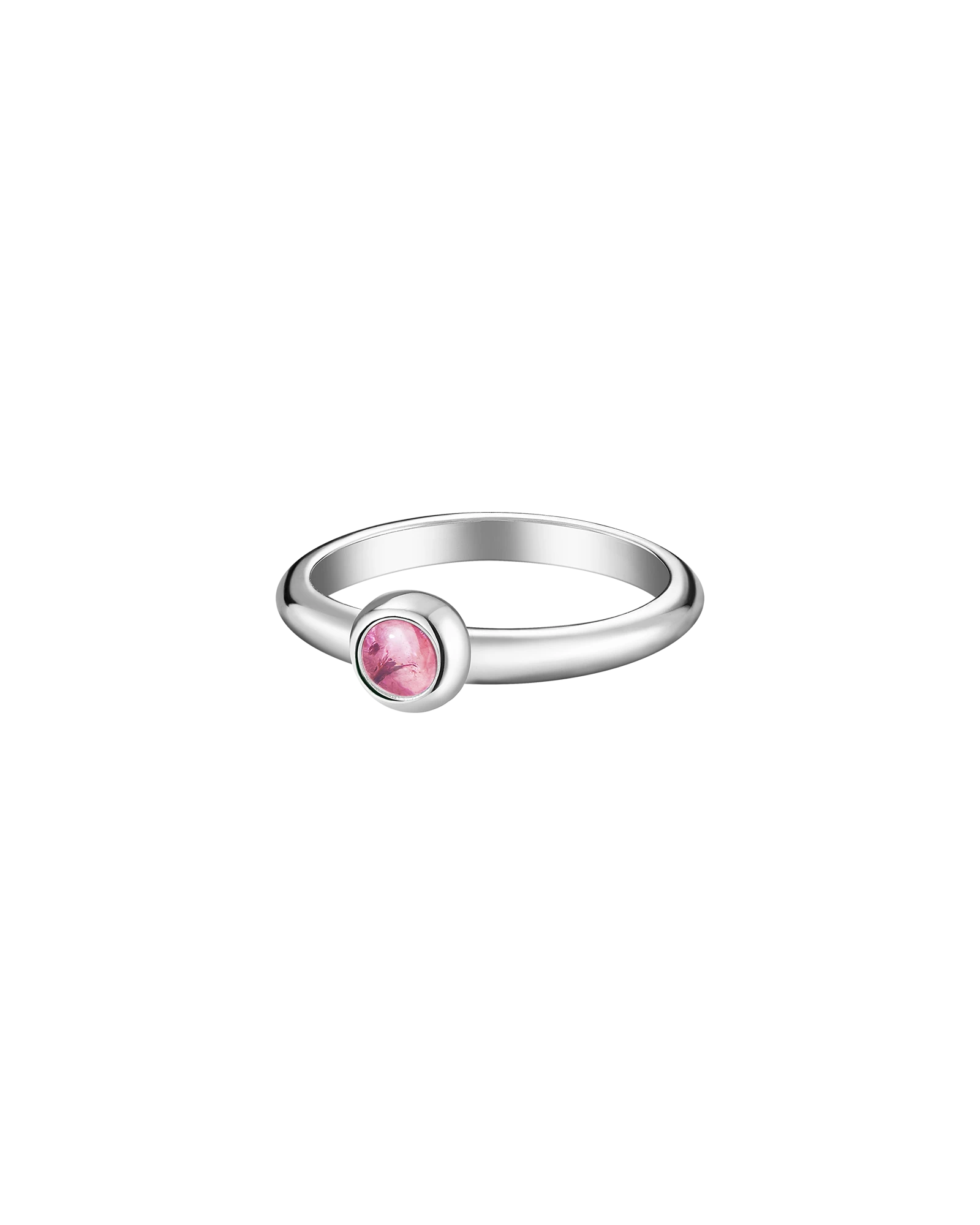 кольцо BETA с розовым турмалином